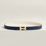 Mini Constance belt buckle & Bandana leather strap 24 mm - Image 2